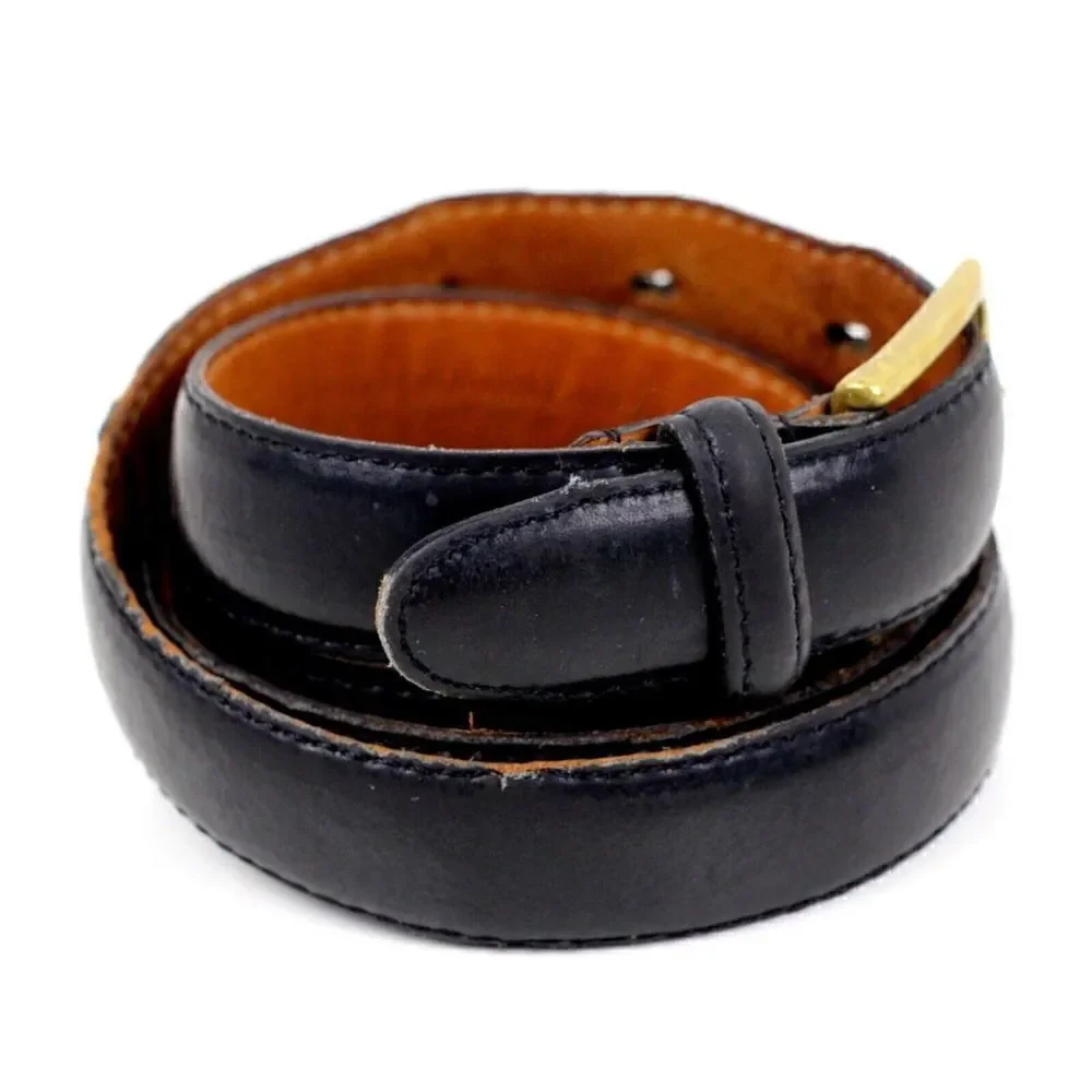 Vintage BLACK GENUINE LEATHER 1